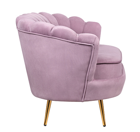 Двухместные диваны Дизайнерский диван ракушка Pearl double pink розовый