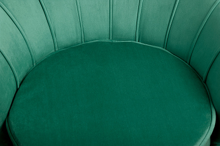 Низкие кресла для дома Дизайнерское кресло ракушка Pearl green v2 зеленый