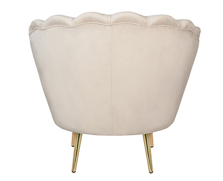 Низкие кресла для дома Дизайнерское кресло ракушка бежевое Pearl beige